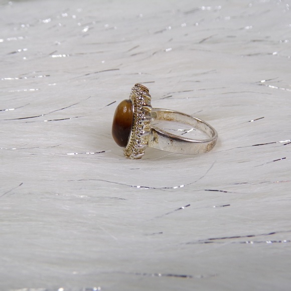 Genuine Tiger's Eye Ring - Picture 4 of 7